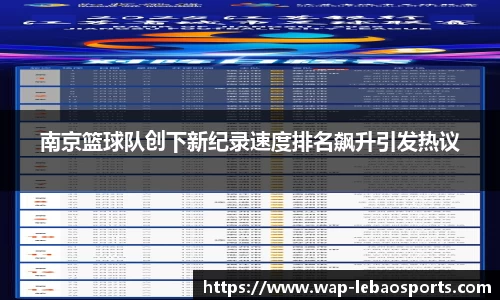 南京篮球队创下新纪录速度排名飙升引发热议